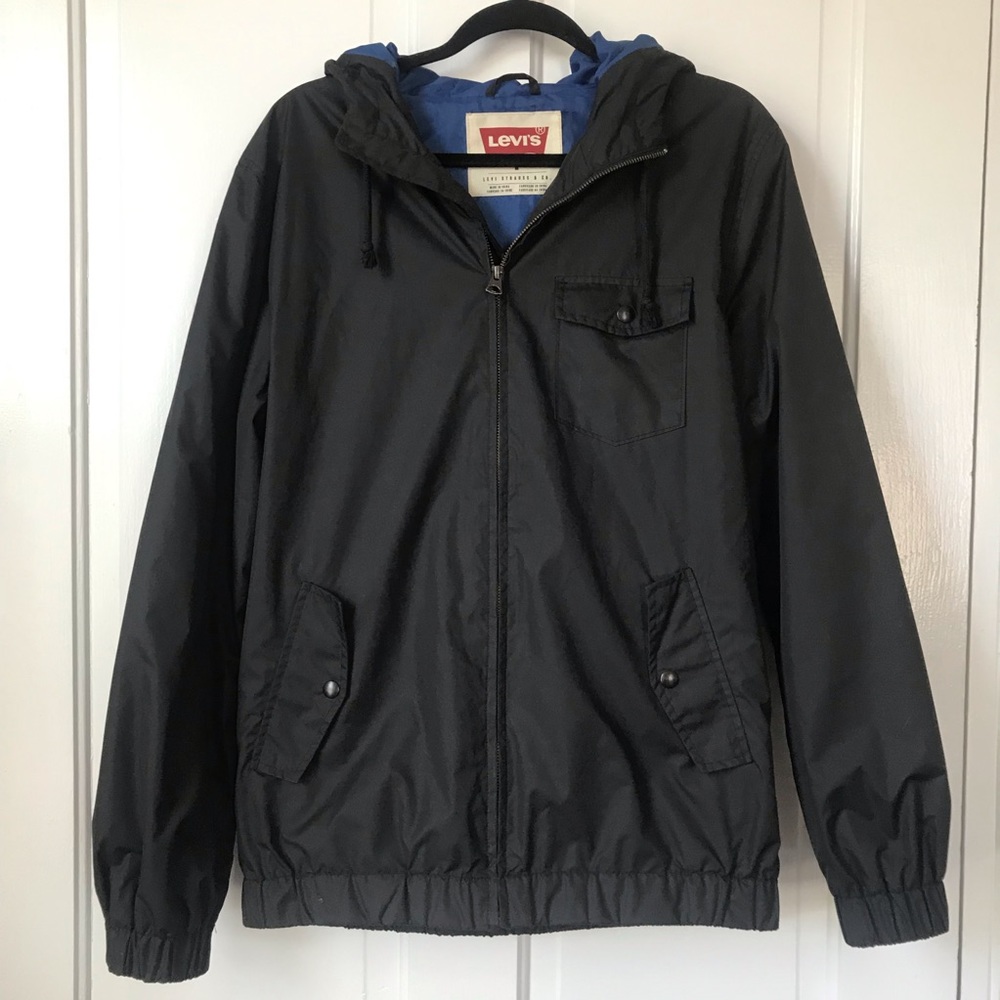 Levi’s hooded windbreaker jacket